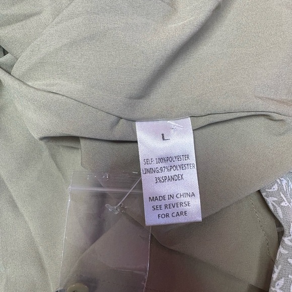 Wishlist Green Ruffled Smocked Mini Dress - Picture 6 of 6